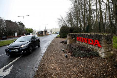 هوندا تنوي إغلاق مصنعها الوحيد في بريطانيا في 2021