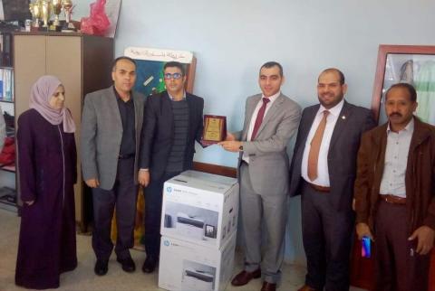 البنك الإسلامي الفلسطيني يدعم مدرستين في محافظة جنين