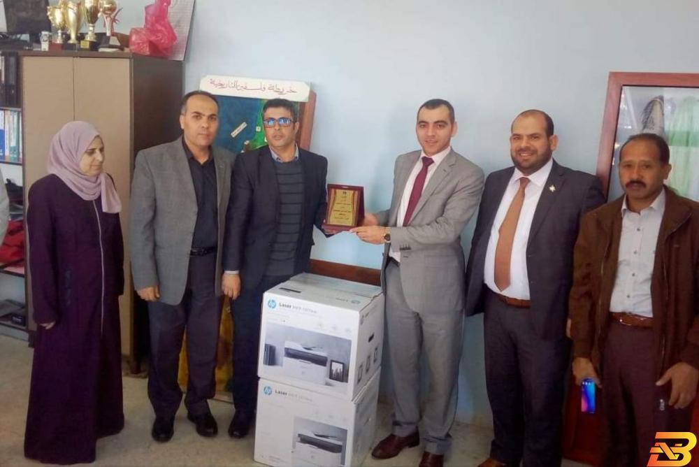 البنك الإسلامي الفلسطيني يدعم مدرستين في محافظة جنين