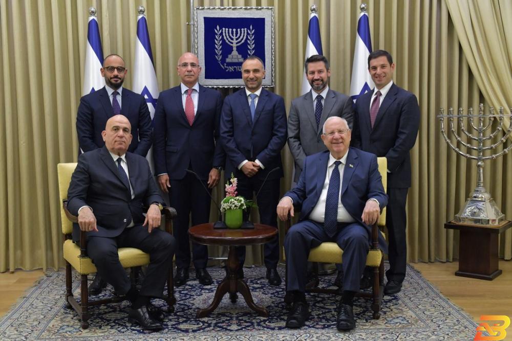 الرئيس الإسرائيلي يلتقي رجال أعمال مصريين في القدس
