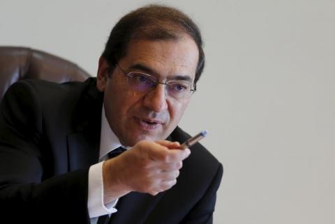 وزير البترول المصري طارق المُلا في صورة من أرشيف رويترز. الملا: مصر ستستخدم بعض الغاز الاسرائيلي بالسوق المحلية