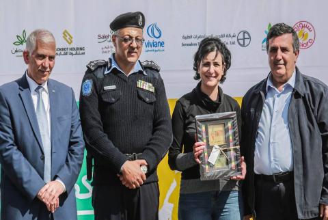 جانب من فعاليات الماراثون-تصوير عرين الريناوي بنك فلسطين يقدم رعايته الرئيسية لماراثون فلسطين الدولي