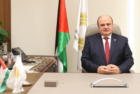 محافظ سلطة النقد عزام الشوا الشوا يطالب المجتمع الدولي والعرب الإيفاء بالتزاماتهم المالية