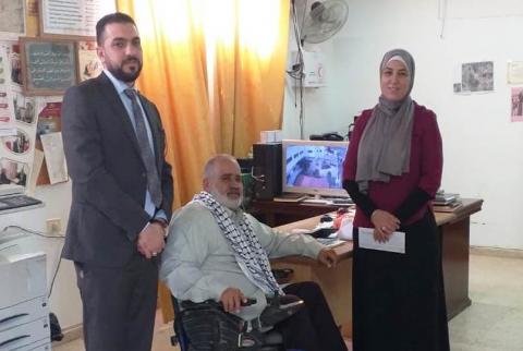 البنك الإسلامي الفلسطيني يتبرع لقرية العقبة في الأغوار الشمالية