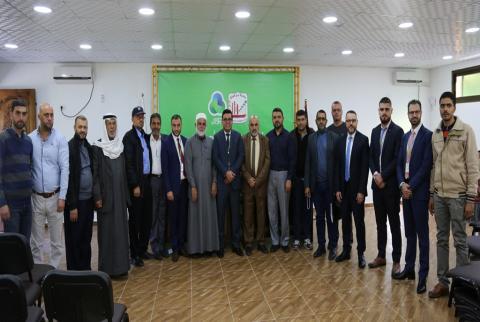 جانب من حفل الافتتاح جوال وبلدية دير البلح تفتتحان مشروع تجهيز وتأثيث قاعة منتزه المحطة