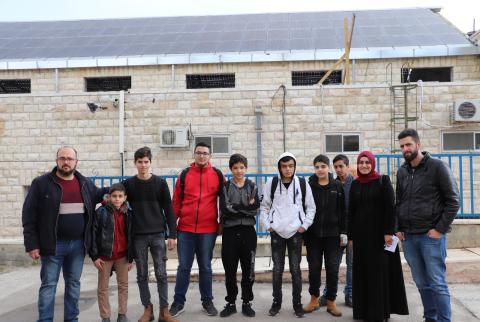 كهرباء القدس تستقبل وفدا طلابيا من مدرسة الطور الشاملة للبنين