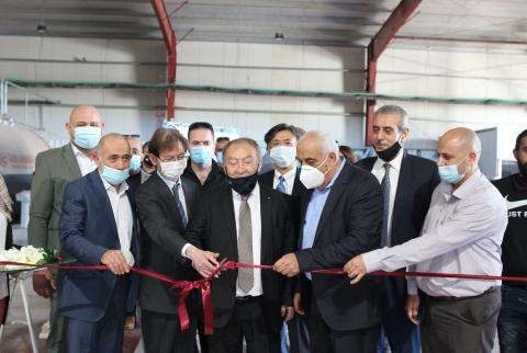 افتتاح ثلاثة مصانع جديدة في منطقة أريحا الصناعية الزراعية