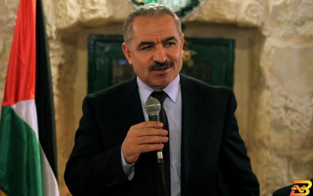 محمد اشتية اشتية يطالب بحشد الموارد لمساعدة فلسطين