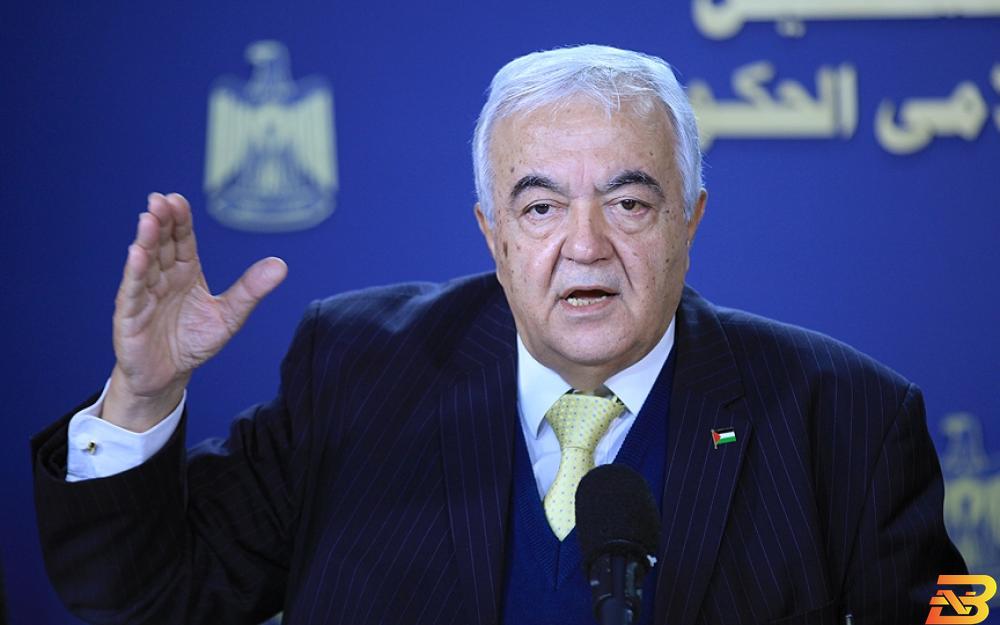 وزير العمل الفلسطيني مأمون أبو شهلا-أرشيف وفا وزير العمل: الضمان الاجتماعي مشروع وطني بحت