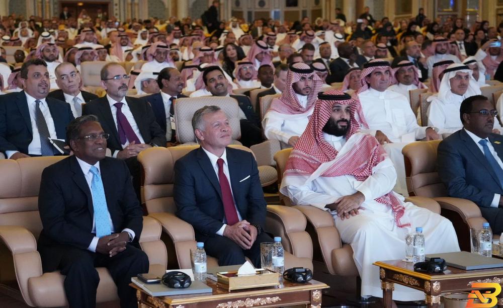 جانب من افتتاح المؤتمر-تصوير وكالات السعودية توقع صفقات بخمسين مليار دولار خلال مؤتمر الاستثمار رغم المقاطعة