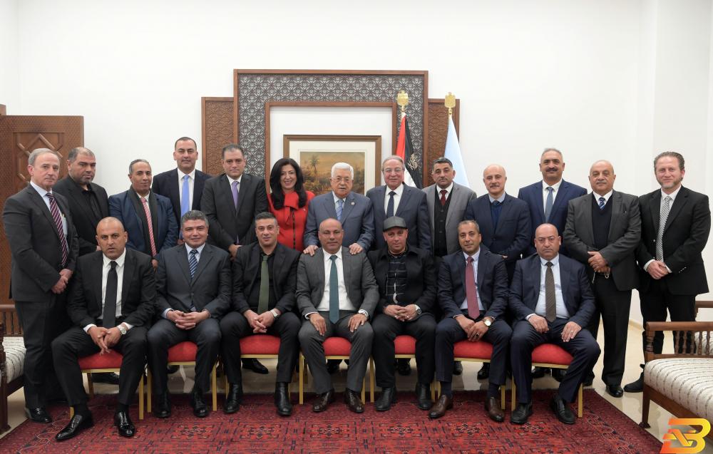 جانب من اللقاء الرئيس يستقبل رؤساء الغرف التجارية المنتخبين