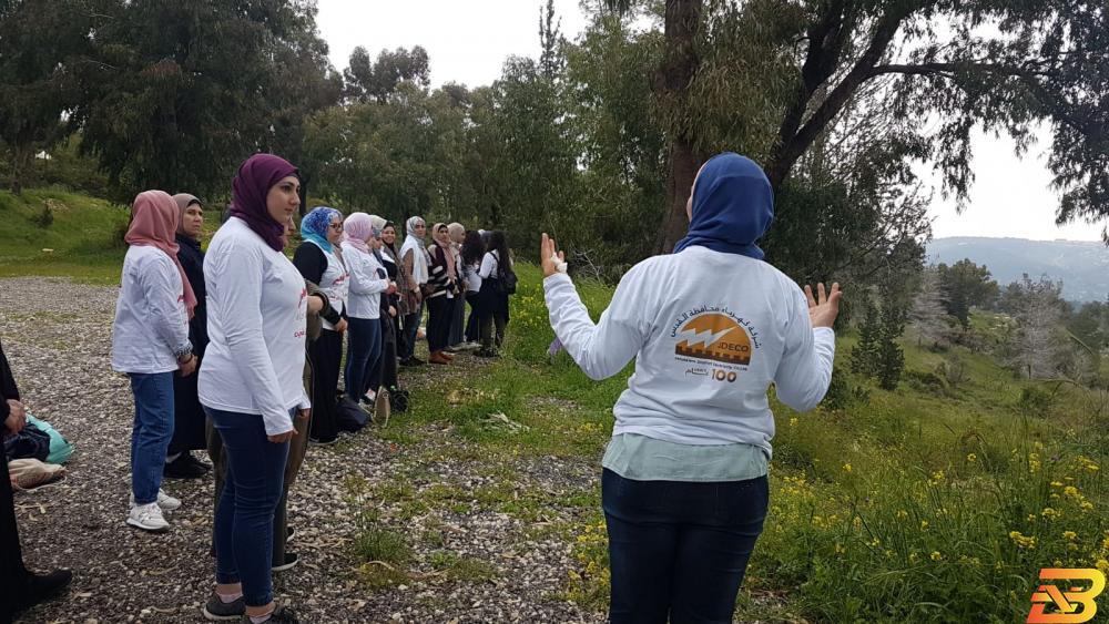 جانب من الجولة كهرباء القدس ومشروع نسمة تنظمان جولة في قرية صطاف المهجرة