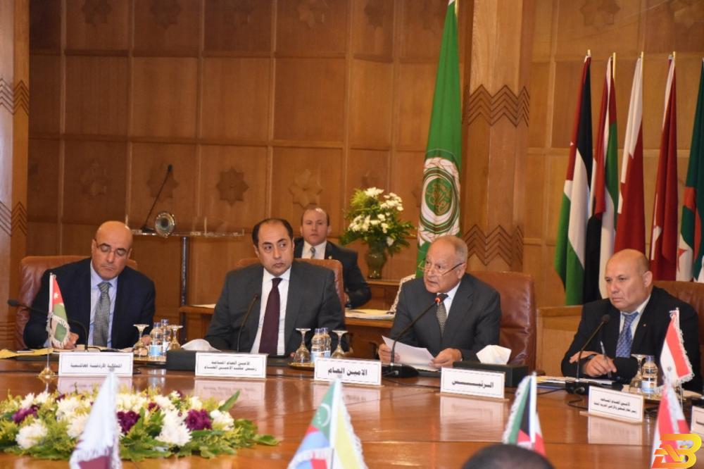 أمين عام الجامعة العربية أحمد أبو الغيط يلقي كلمته خلال الاجتماع هل سيفي العرب بوعودهم المالية تجاه فلسطين؟