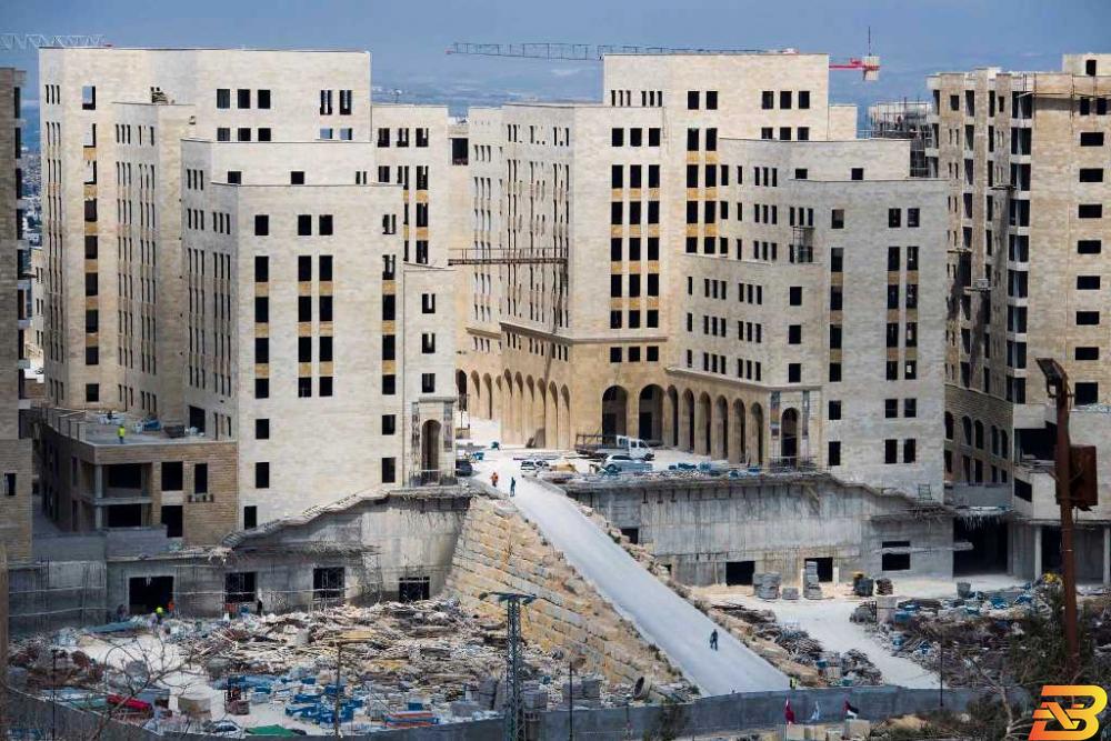 أعمال بناء في مدينة روابي-صورة توضيحية-أرشيف وكالات انخفاض مؤشر أسعار تكاليف البناء الشهر الماضي