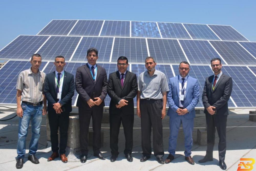 جوال وجمعية الخريجين المعاقين بصريا يفتتحان مشروع الطاقة الشمسية 