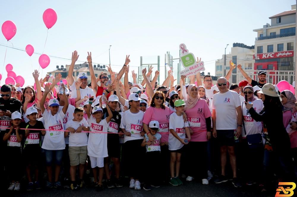 رام الله: انطلاق سباق اليوم الوردي النسائي 2019