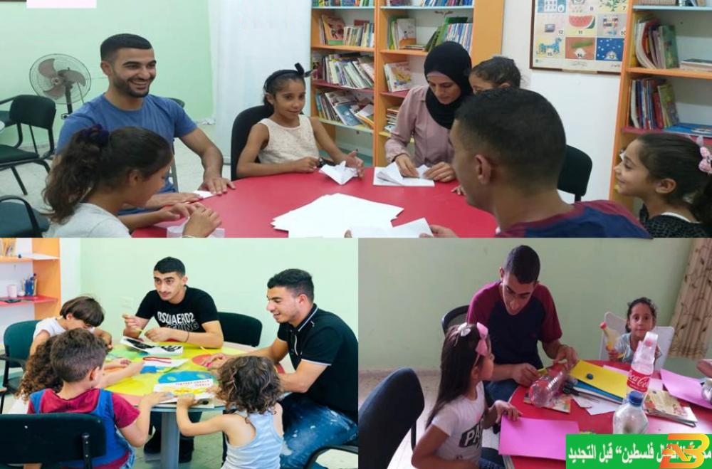 مكتبة أطفال فلسطين في قرية قبيا قبل التجديد بنك فلسطين يدعم جمعية عطاء فلسطين لتجديد مكتبة أطفال