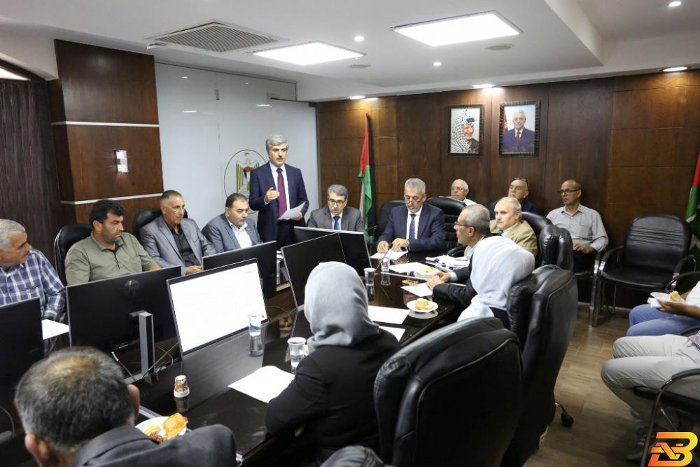 جانب من حفل الإعلان اعلان الهيئات المحلية الفائزة بمنحة مشاريع التنمية الاقتصادية