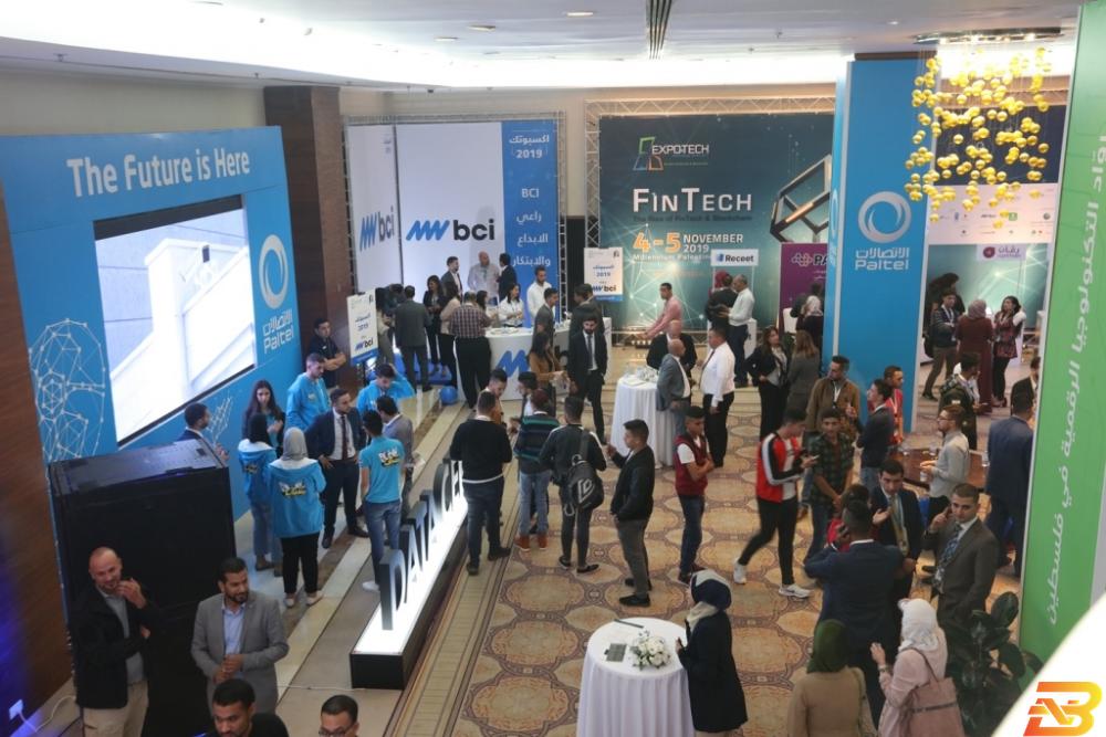 جانب من فعاليات مؤتمر اكسبوتك 2019-تصوير بهاء نصر-وفا اكسبوتك 2019: خبراء يبحثون سبل تجاوز المعيقات أمام التحول للتكنولوجيا المالية