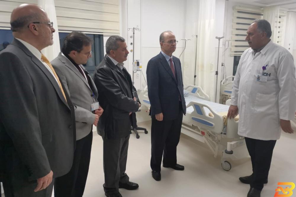 جانب من الزيارة التفقدية للمستشفى الاستشاري العربي مصطفى: العمل على إنشاء مستشفى خالد الحسن يتواصل على قدم وساق